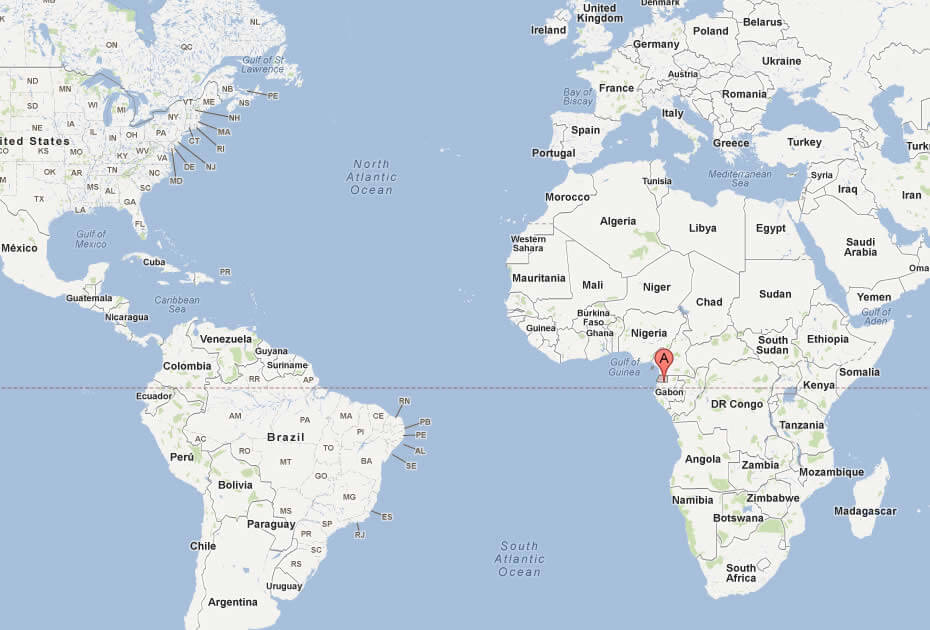 map of equatorial guinea world